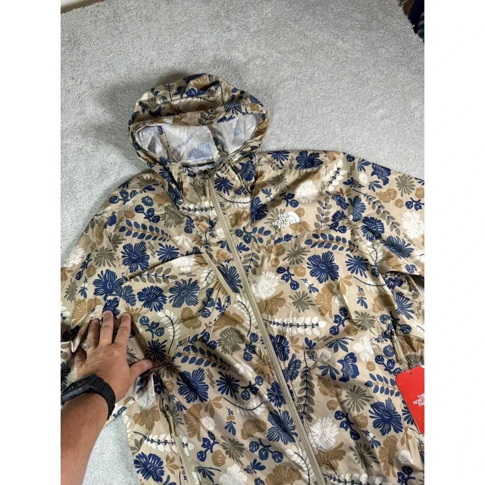 The North Face Mens Printed Cyclone Pullover Hoodie Floral NF0A3MCKQW0-Size XL